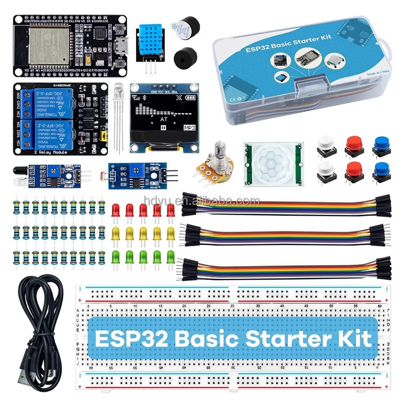 Basic Starter Kit ESP32 Module Kit Starter Kit for ESP32 ESP-32S WIFI Module