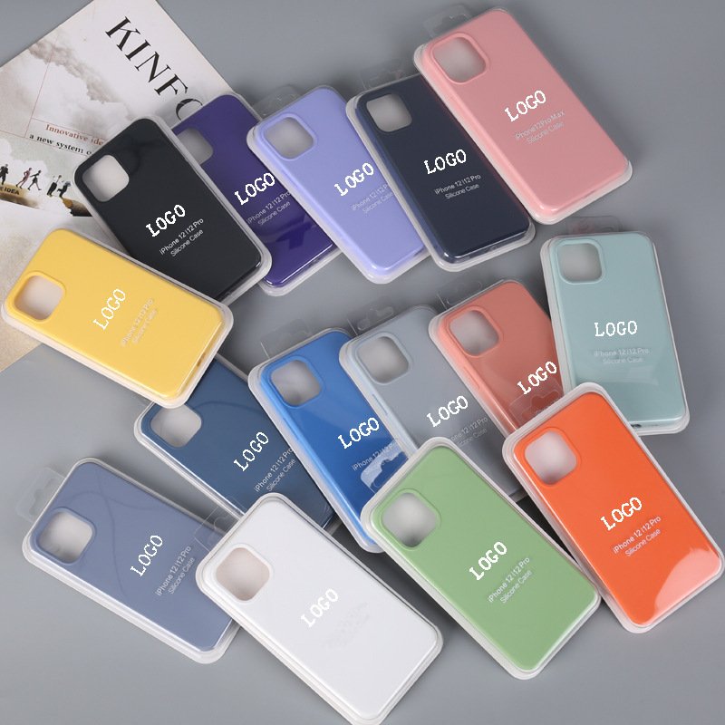 High quality soft and stylish silicone shockproof phone case, suitable for iPhone 17 16 15 14 13 12 11 Pro Max