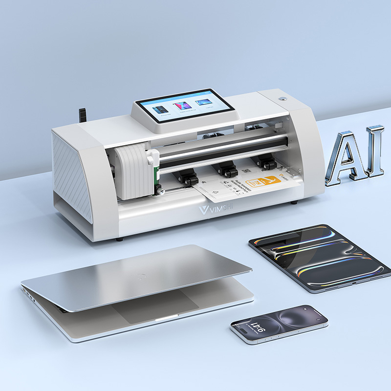 Infinite full-automatic mobile phone screen protective film, Tpu hydrogel cutting film, smart phone skin cutting machine