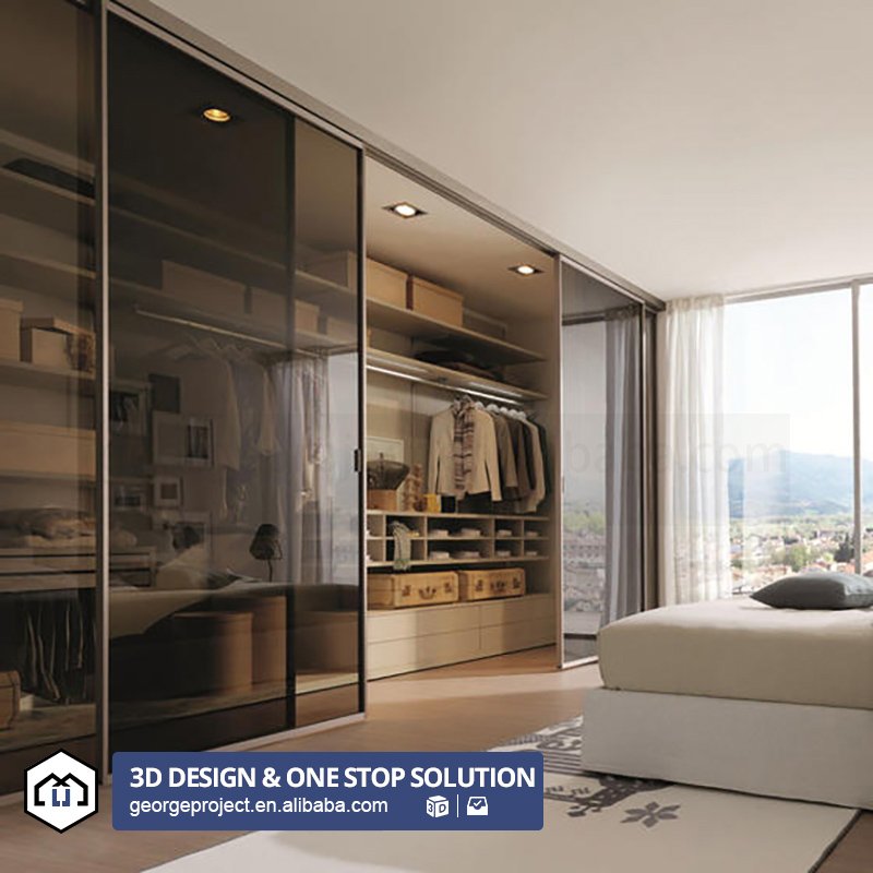 Modular modern custom wardrobe design for UK project, MDF style combination wardrobe, bedroom wardrobe