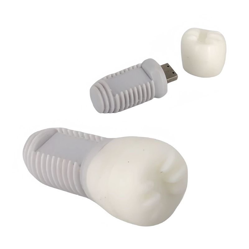 USB dental implants 100% custom shaped PVC Pendrive 2.0 3.0 flash drive 8GB 16GB 32GB USB drive 64GB 128GB USB drive