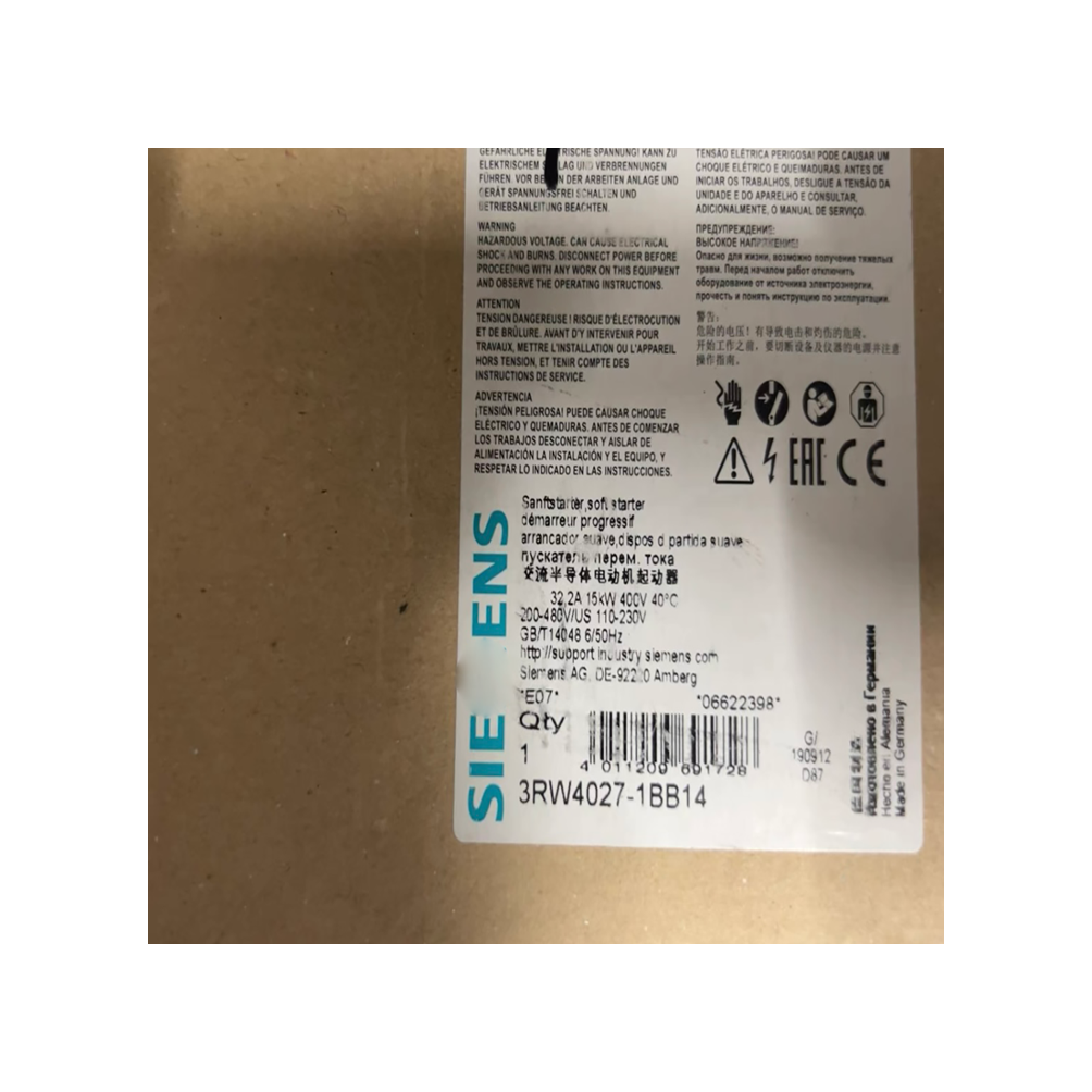 New original Siemens AC semiconductor high-quality electrical equipment soft starter 3RW4038-2TB05